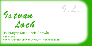 istvan loch business card